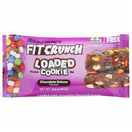 Fit Crunch Protein Loaded Cookie Bar, Chocolate Deluxe