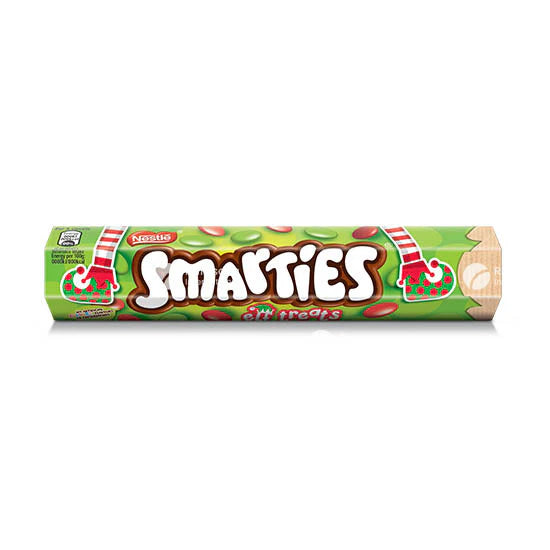 Nestle Elf Treats Smarties Hextube