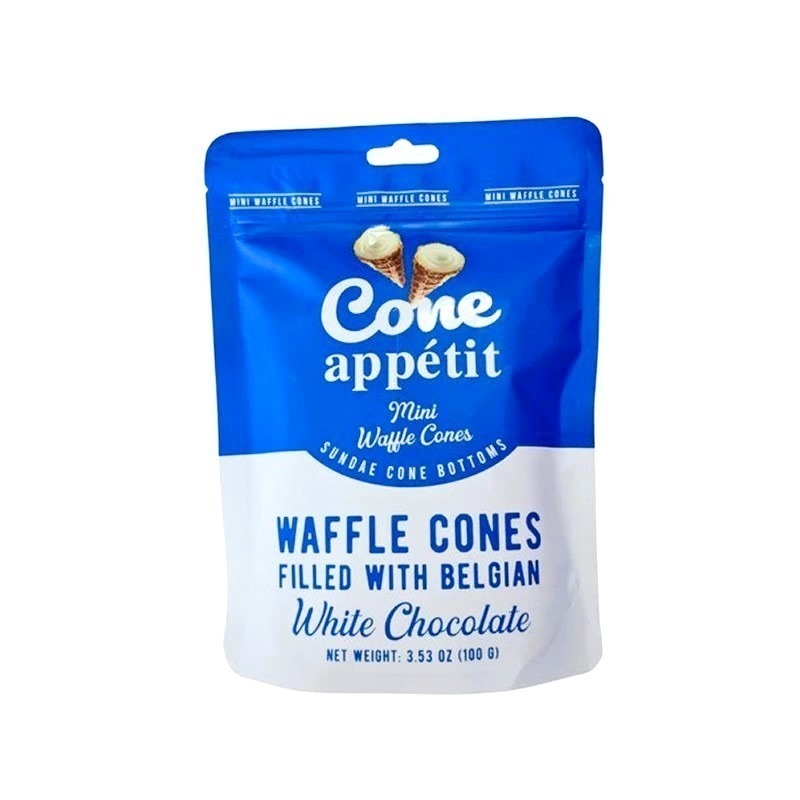 Cone Appetit Mini Waffle Cones White Chocolate