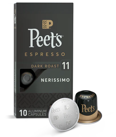 Peet's Espresso Aluminum Capsules Nerissimo