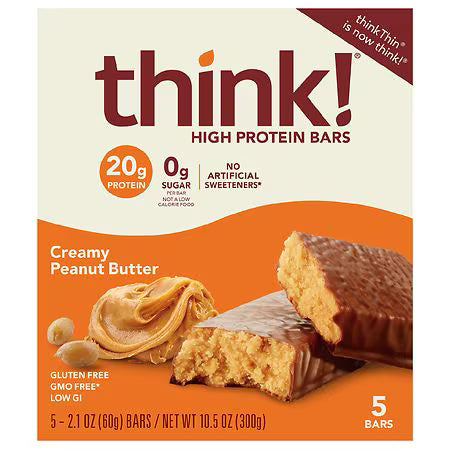 Think! High Protein Bars Creamy Peanut Butter
