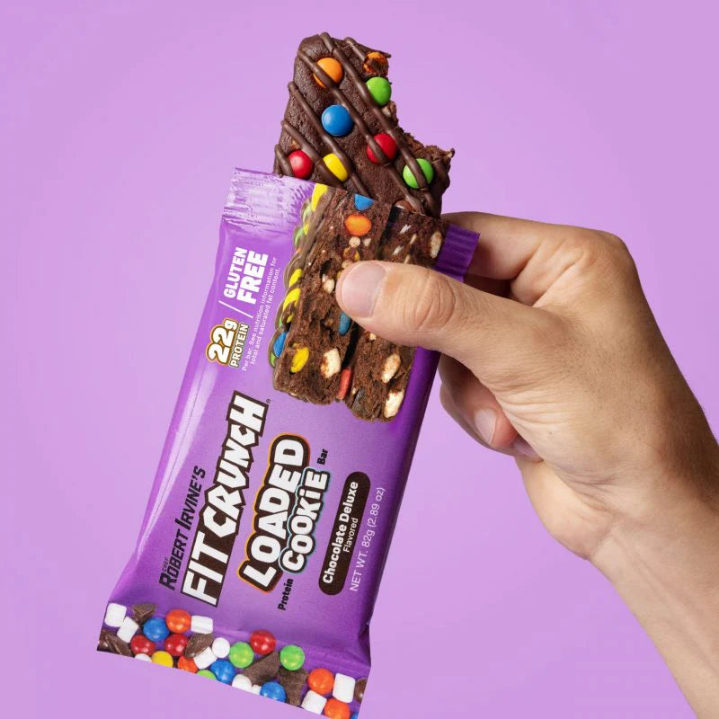 FITCRUNCH Loaded Cookie Bar Chocolate Deluxe