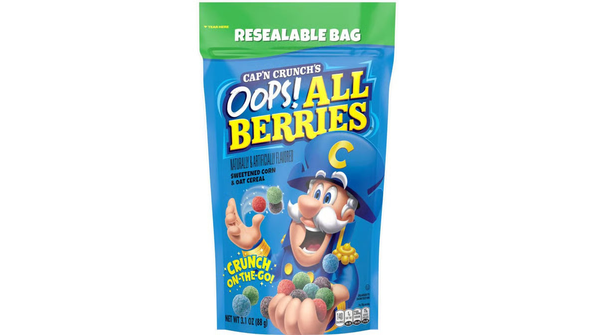 Cap'n Crunch Oops All Berries Resealable Bag