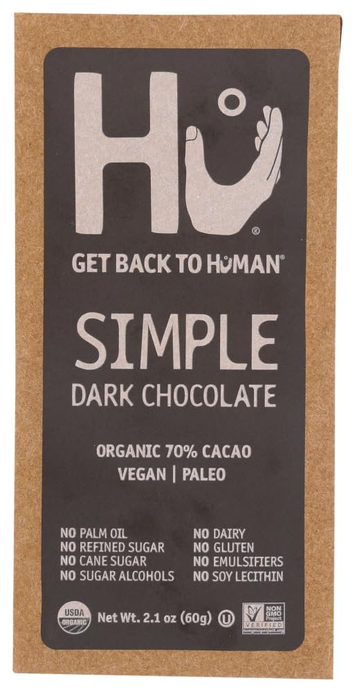HU - Organic Dark Chocolate Bar Simple - 2.1 oz.