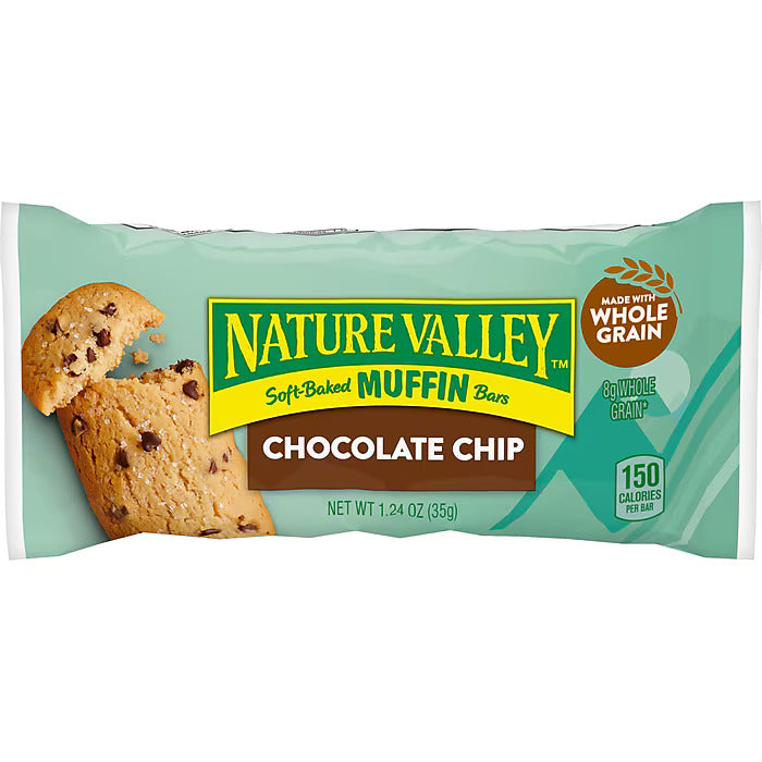 Nature Valley Chocolate Chip Soft-Baked Muffin Bar, 1.24 oz