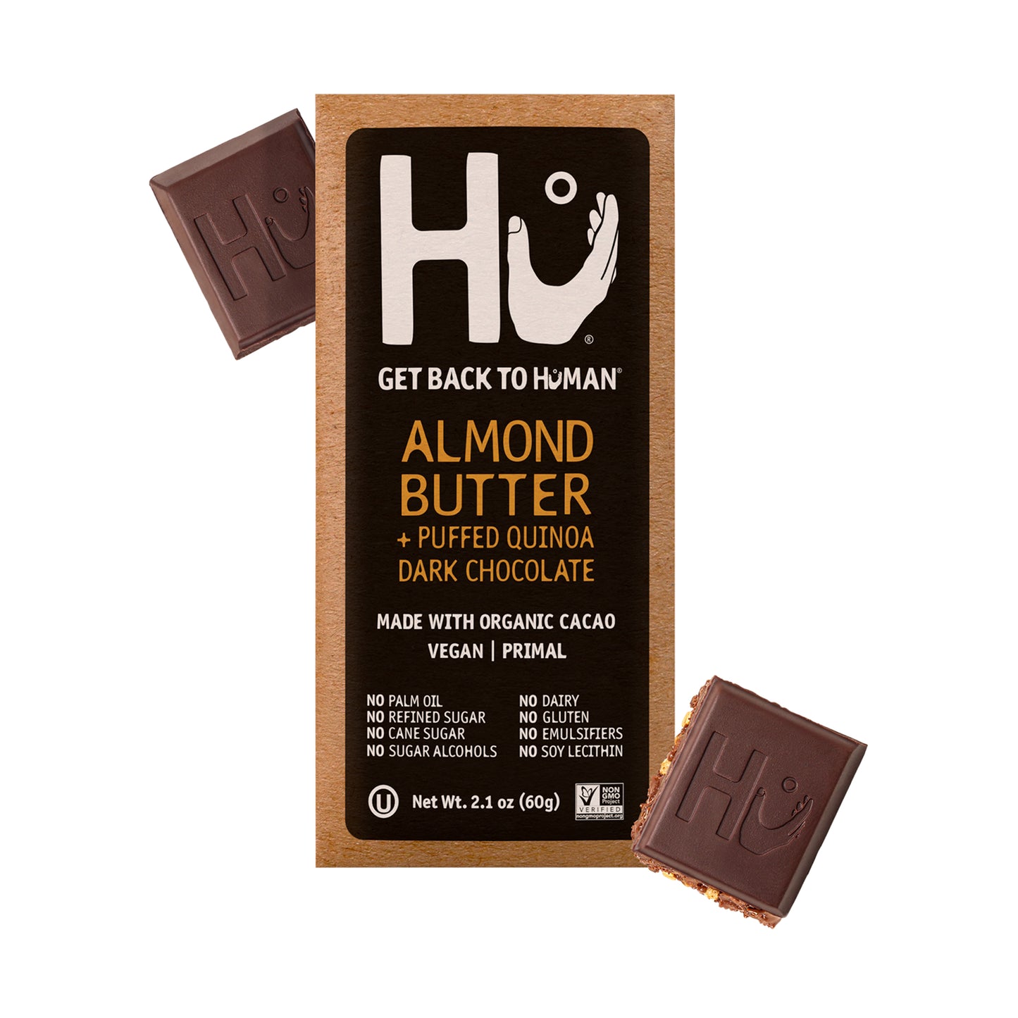 HU - Organic Almond Butter Puffed Quinoa Dark Chocolate