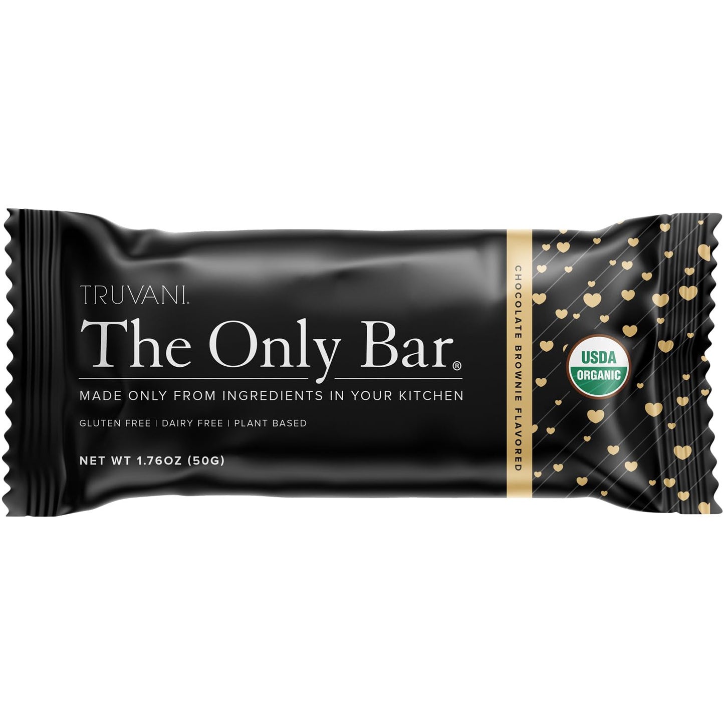 Truvani Organic Chocolate Brownie The Only Bar