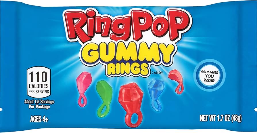 Ring Pop Gummy Rings