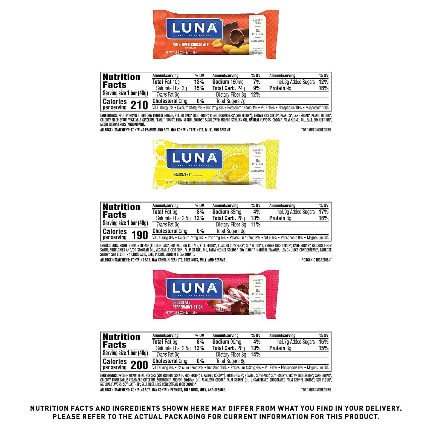 Luna Bar Variety 12