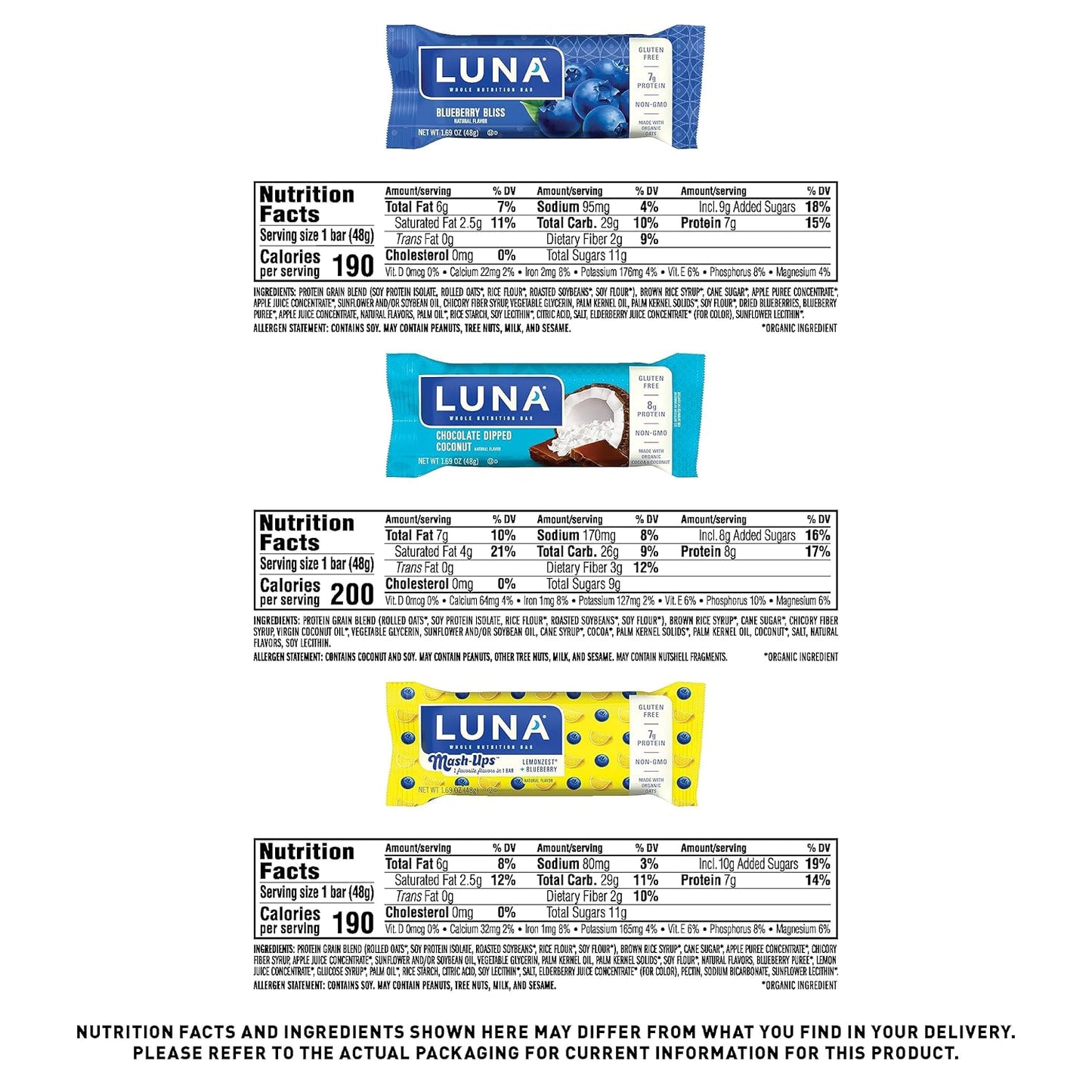 Luna Bar Variety 12