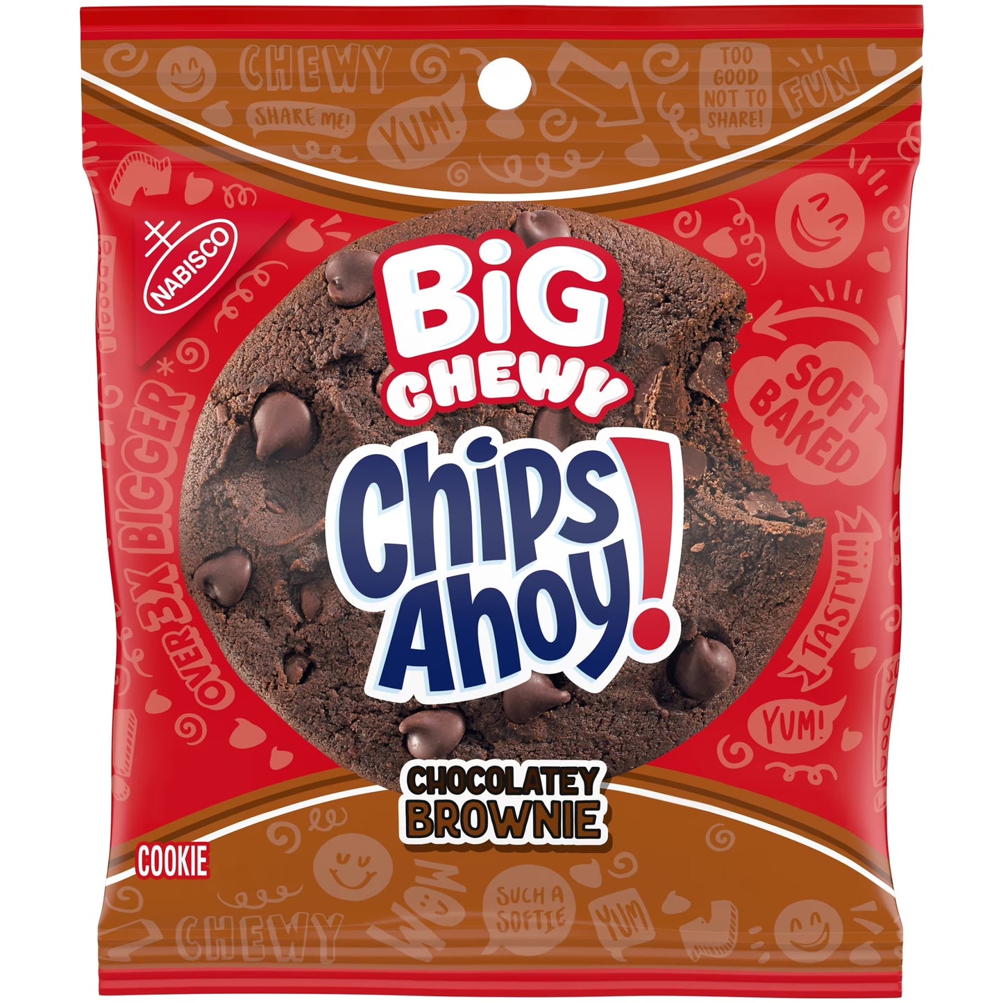 Big Chwey Chips Ahoy Chocolate Brownie