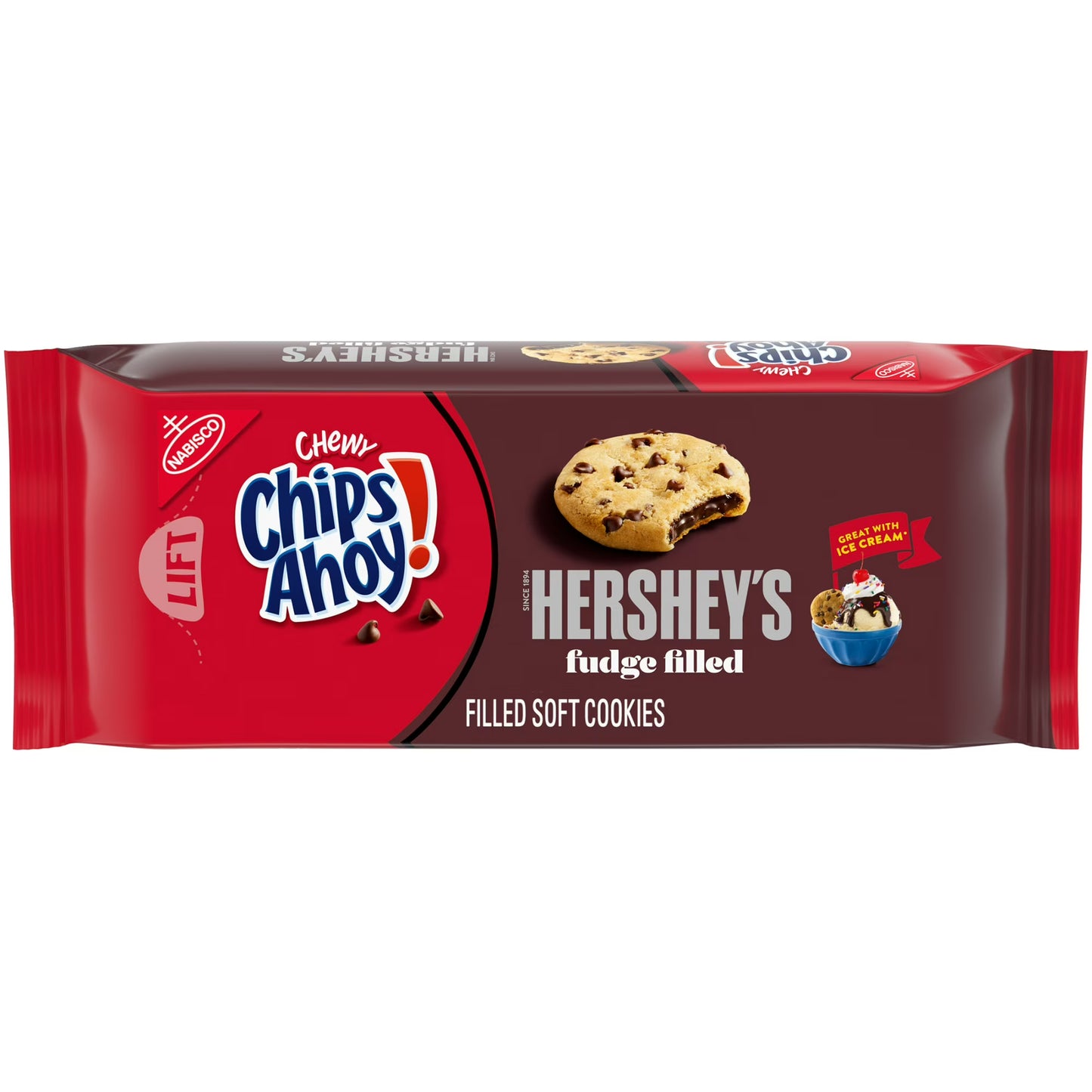 Chips Ahoy Chewy Hershey's Fudge FIlled