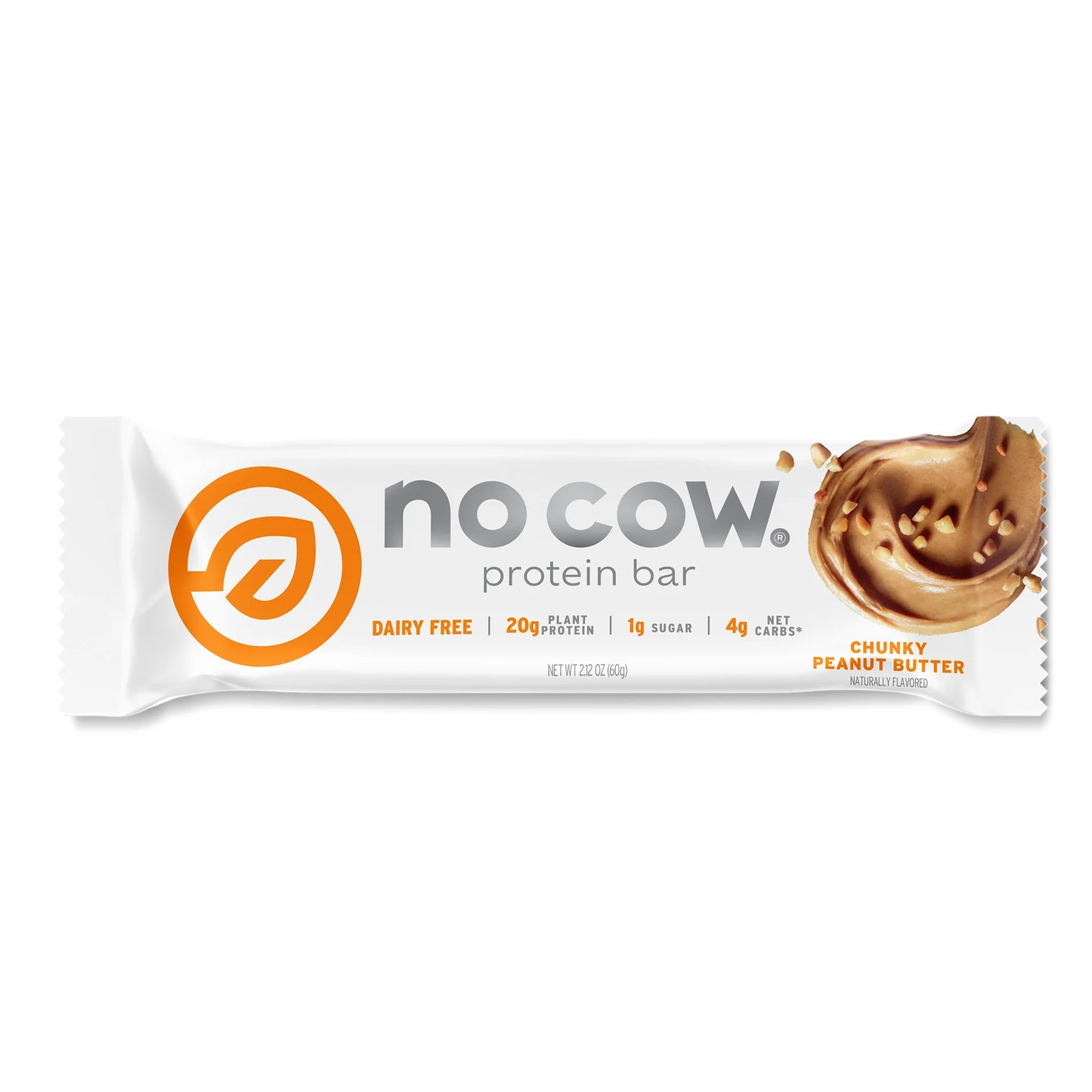 No Cow Protein Bar Chunky Peanut Butter
