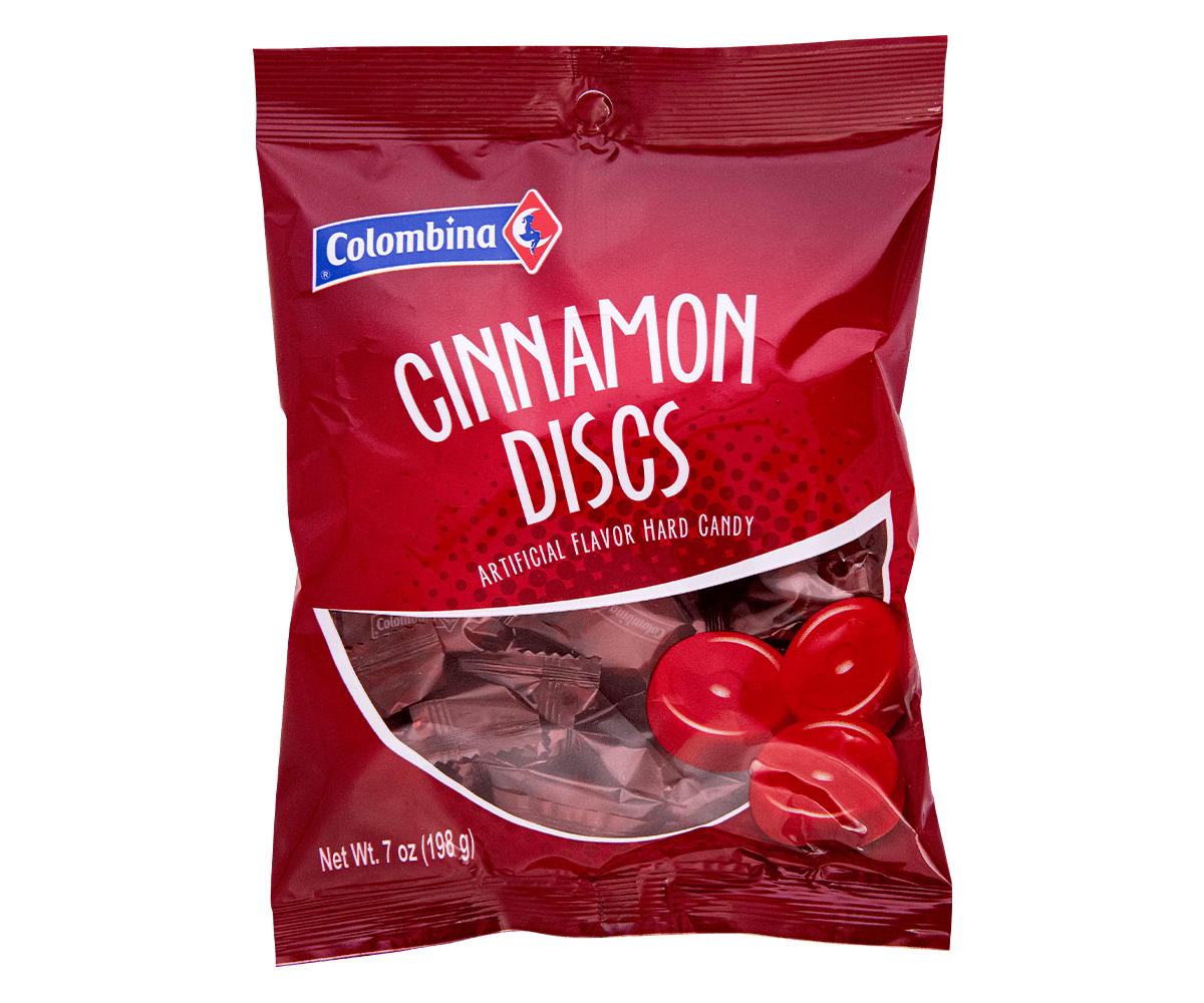 Colombina Cinnamon Discs 7oz Bag – Snack Hut