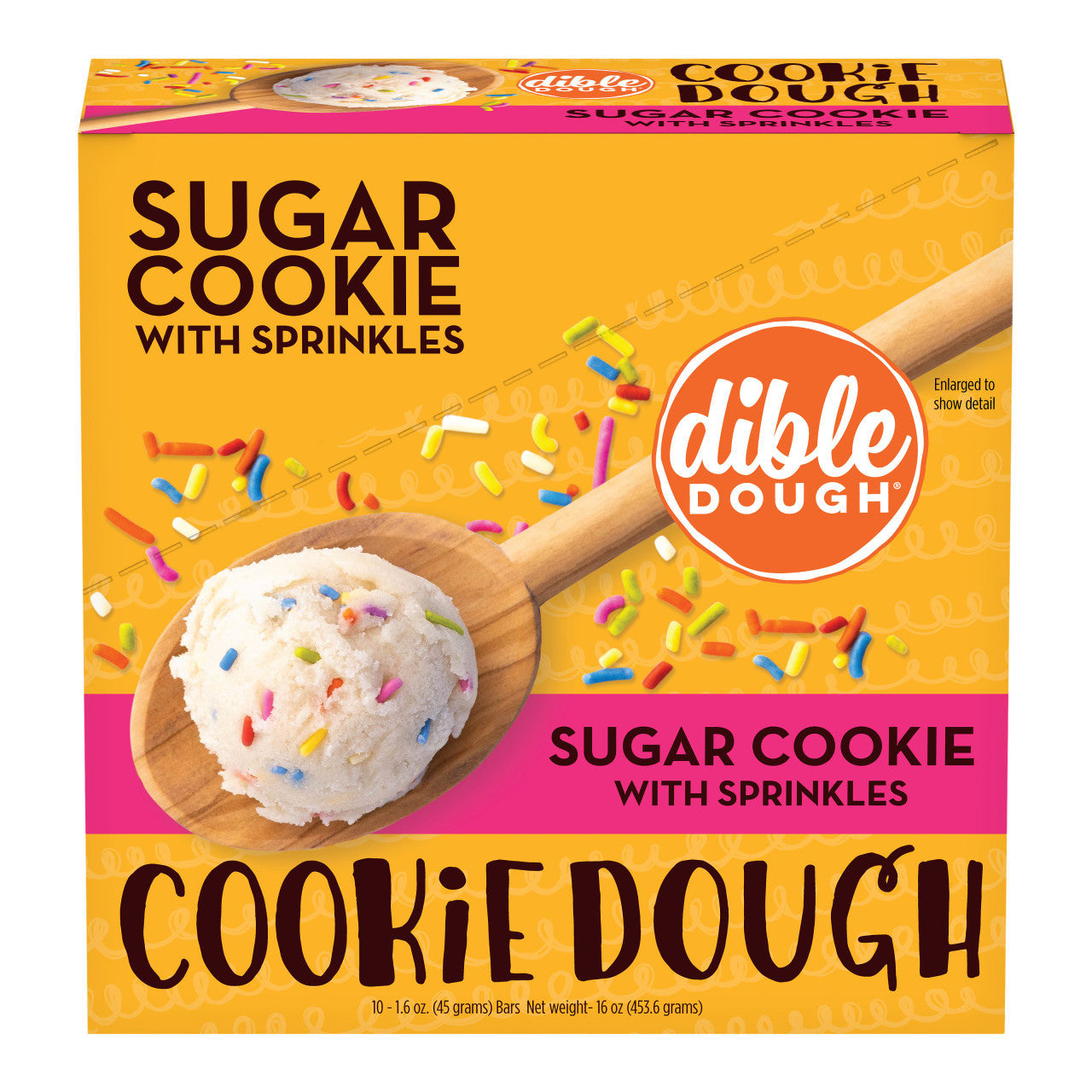 Dible Dough Sugar Cookie With Sprinkles