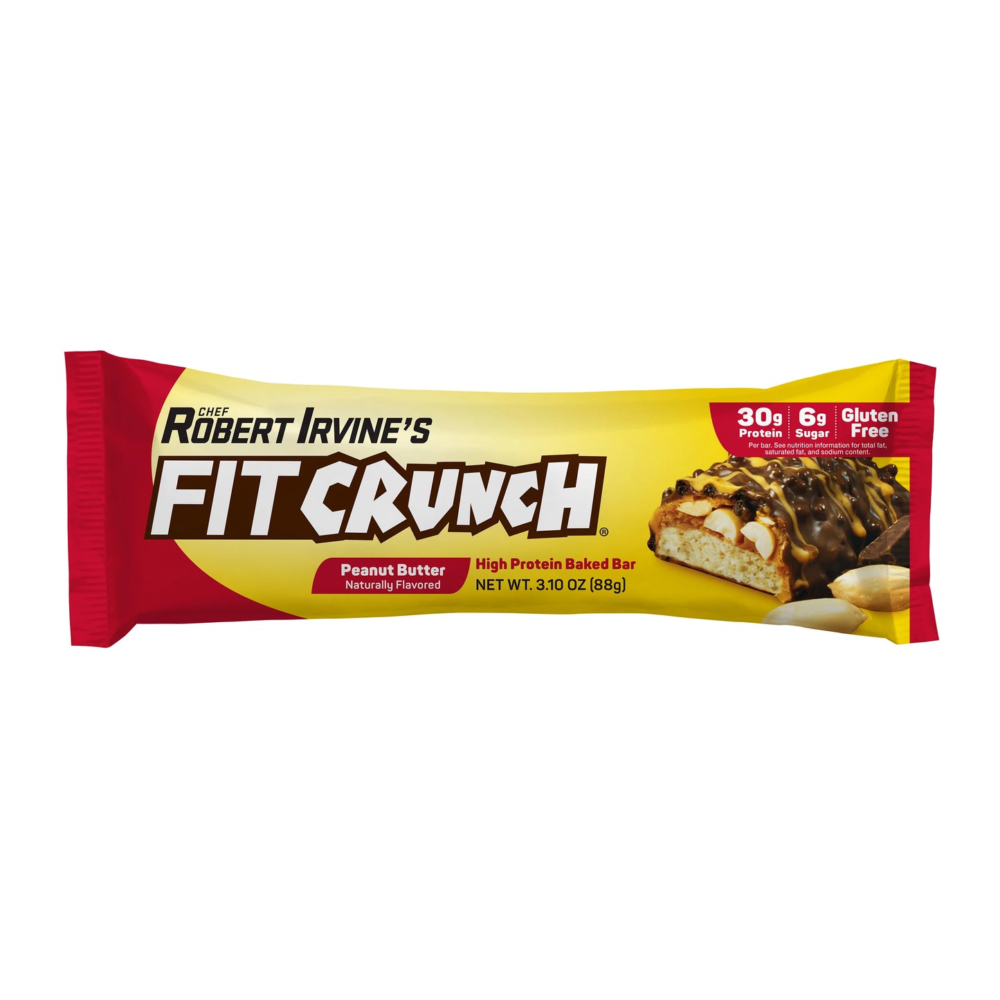 Fit Crunch Protein Bar, Peanut Butter