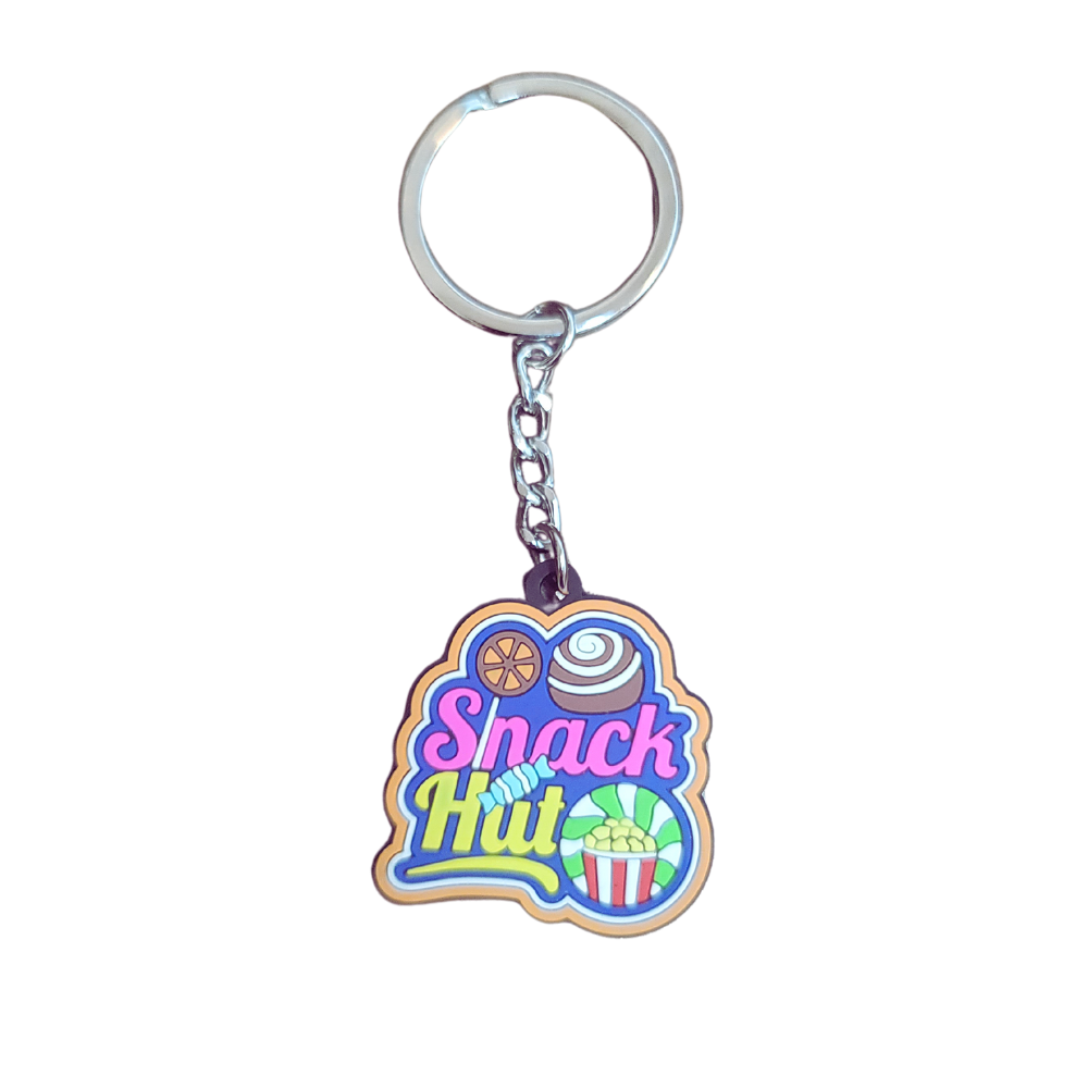 Snack Hut Flexible Keychain