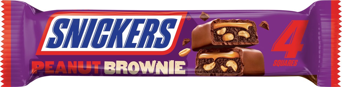 Snickers Peanut Brownie 4 Squares