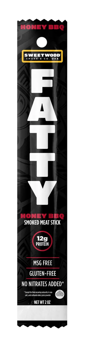 Fatty Smoked Meat Stick Honey BBQ