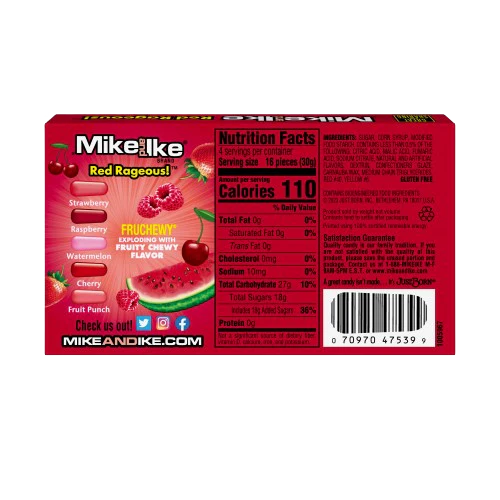 Mike & Ike Red Rageous Back