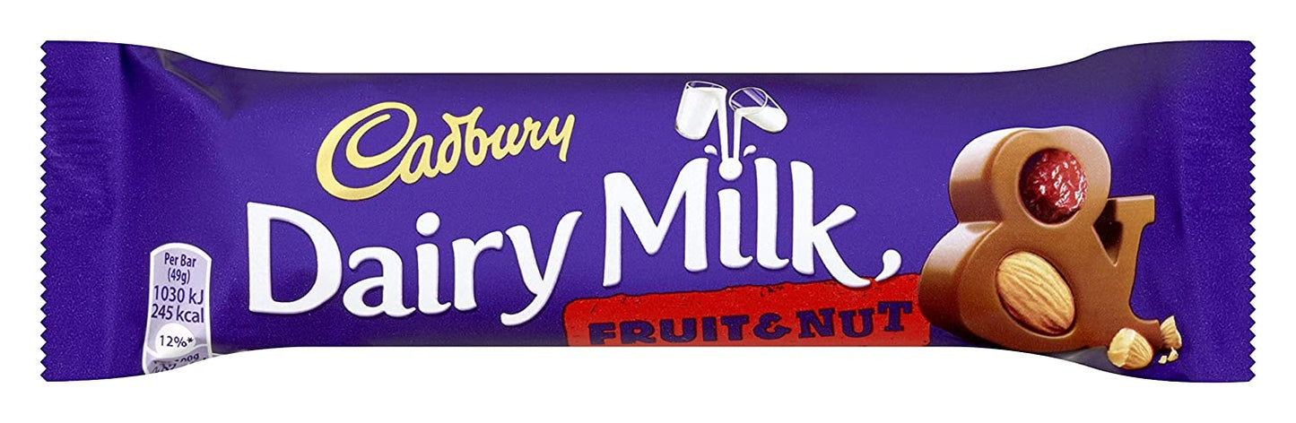 CADBURY DAIRY MILK Fruit & Nut Candy Bar