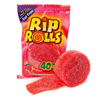 Rip Rolls Candy Strawberry