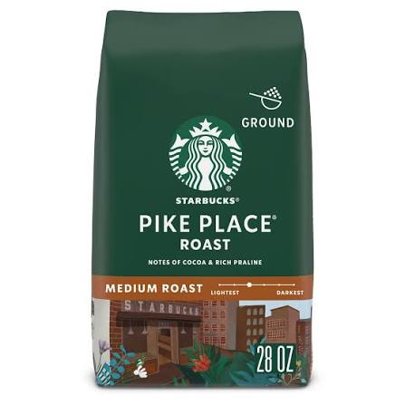 Starbucks Pike Place Medium Roast Ground Coffee