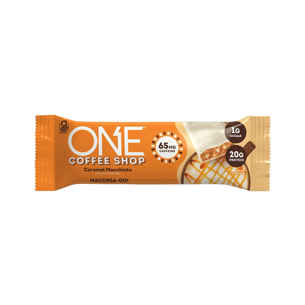 One Coffee Shop Caramel Macchiato Protein Bar