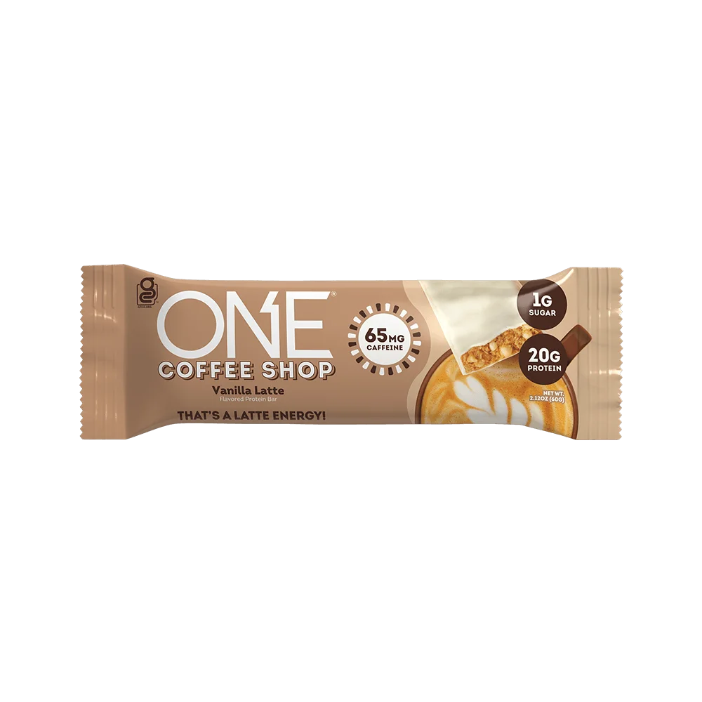 One Coffee Shop Vanilla Latte Protein Bar