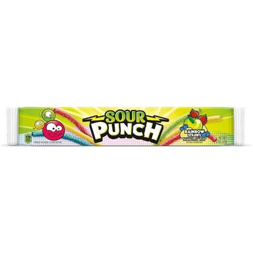 Sour Punch Rainbow Straws