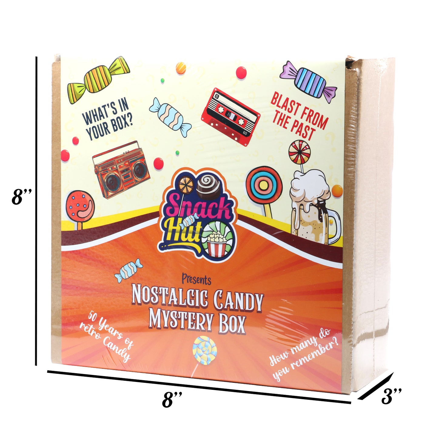 nostalgic candy mystery box measurements