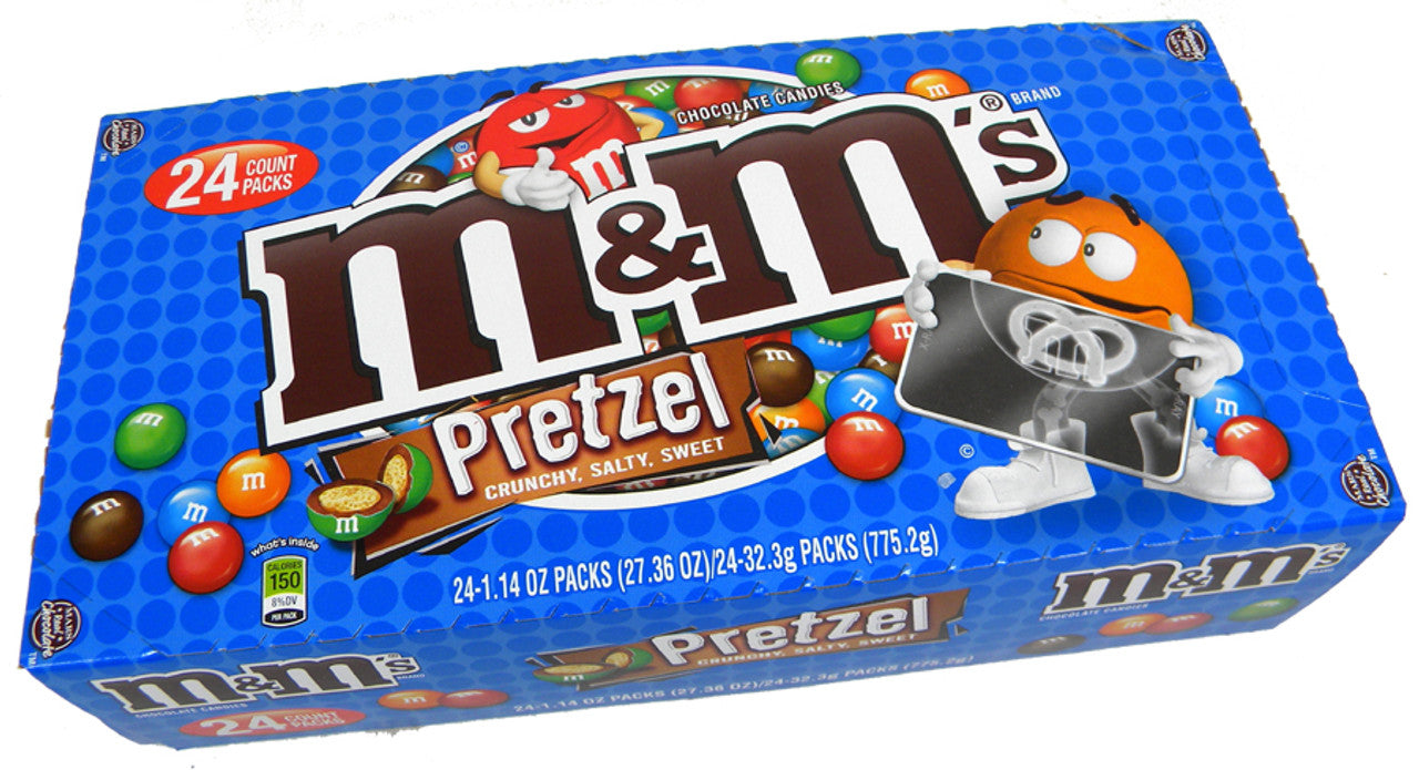 M&M's Candy Packets - Crispy: 24-Piece Box
