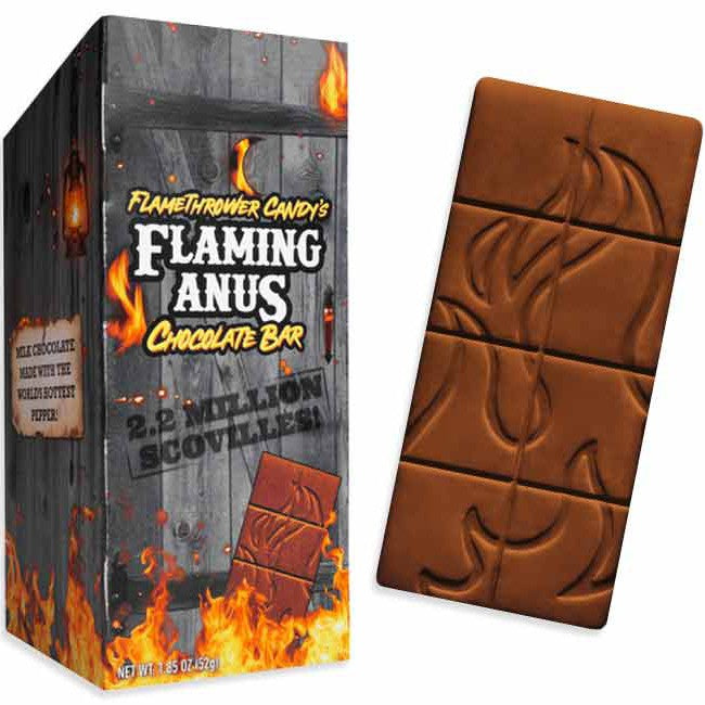 Flamethrower Candy Flaming Anus Chocolate Bar