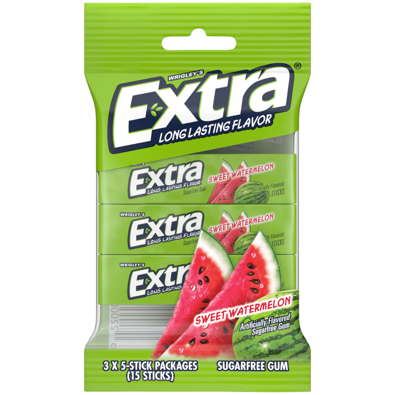 Wrigley's Extra Gum Sugar Free Sweet Watermelon