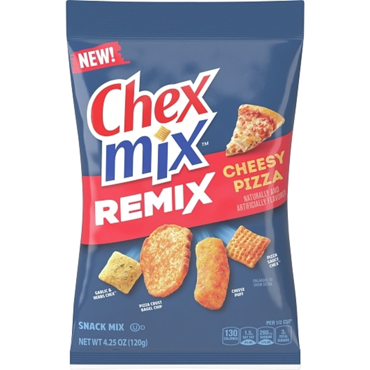 Chex Mix Remix Cheesy Pizza