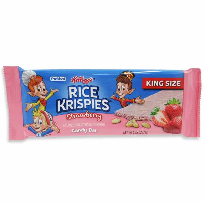 Kelloggs Rice Krispies Strawberry Marshmallow King Size Bar
