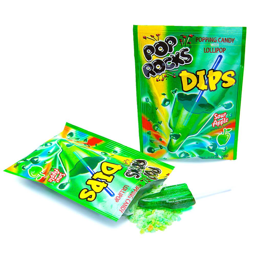 Pop Rocks Dips Sour Apple