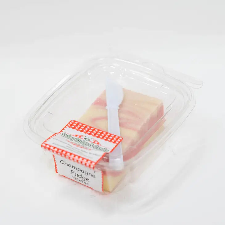 Strawberry Champagne Fudge (1/2 lb Package)