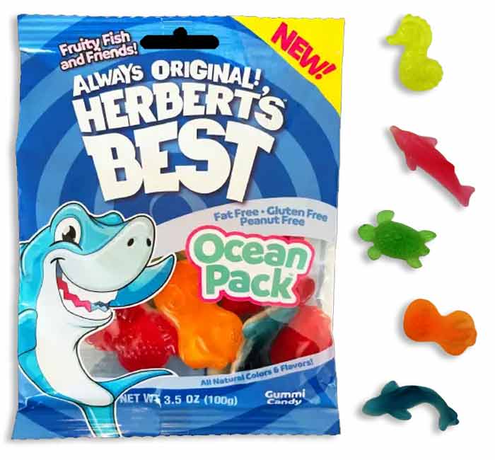 Herbert's Best Gummies Ocean Pack 3.5oz