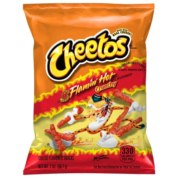 Cheetos Flaming Hot Crunchy 2oz