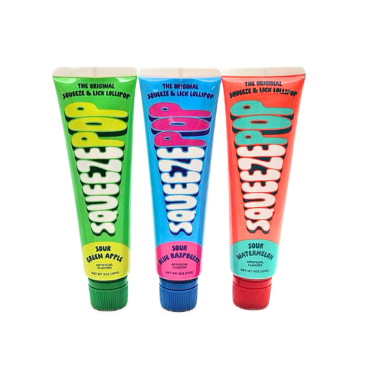 Squeeze Pop Squeeze and Lick Lollipop - 4oz