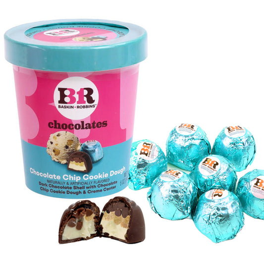 Baskin-Robbins Chocolate Chip Cookie Dough Chocolates - 5oz