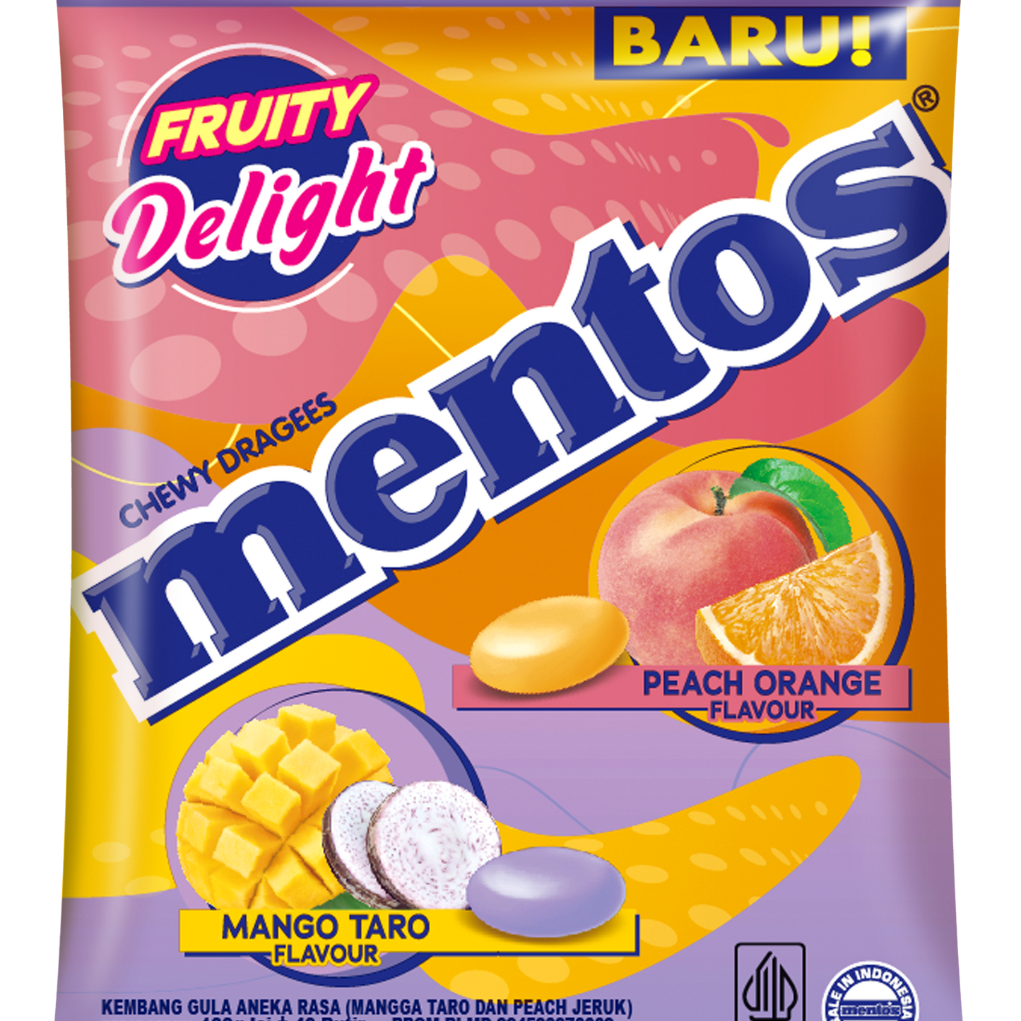 Mentos Fruity Delight Peg Bag Import