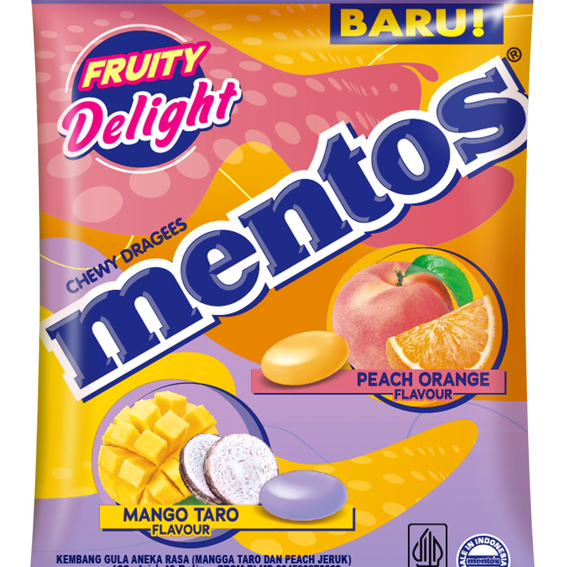 Mentos Fruity Delight Peg Bag Import