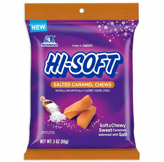 Hi-Soft Peg Bag Salted Caramel Chews - Imported