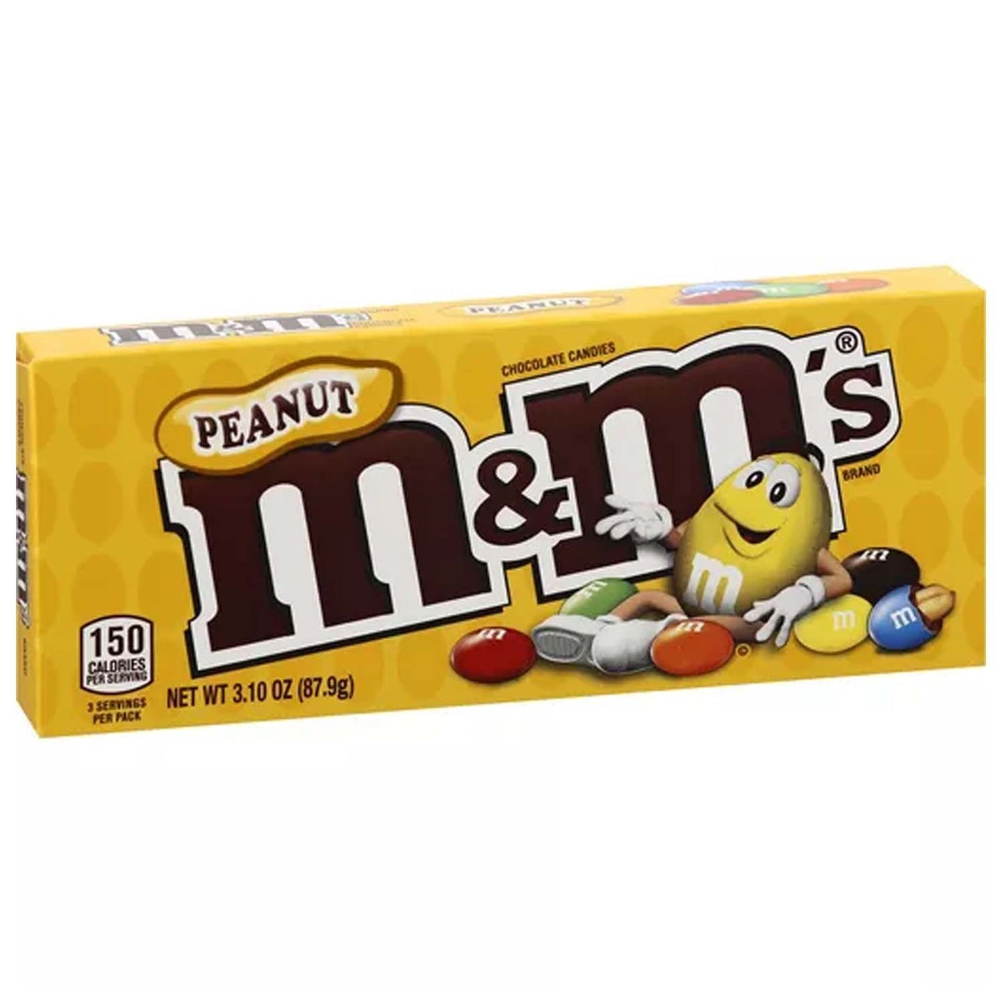 M&M's Candy - Peanut Theater Box 3.1 oz