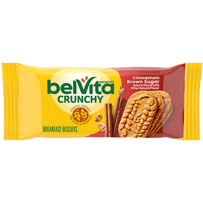 Belvita Crunchy Cinnamon Brown Sugar Breakfast Biscuit