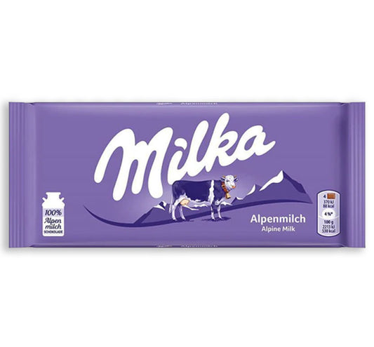 Milka Large Alpine Milk Candy Bar 9.52oz - Imported