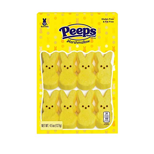 Peeps Marshmallow 12 Yellow Bunnies