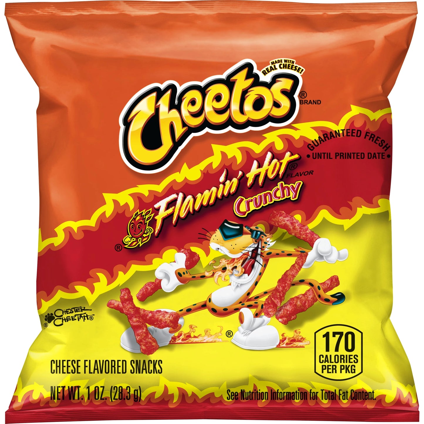 Cheetos Flaming Hot Crunchy 1oz